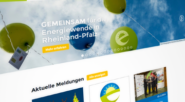 Abbildung der Startseite von www.energieagentur.rlp.de