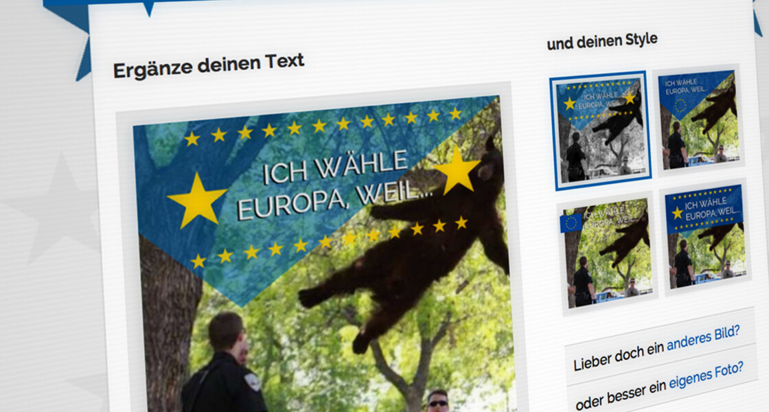 Bildupload im Meme-Generator Bildupload im Meme-Generator