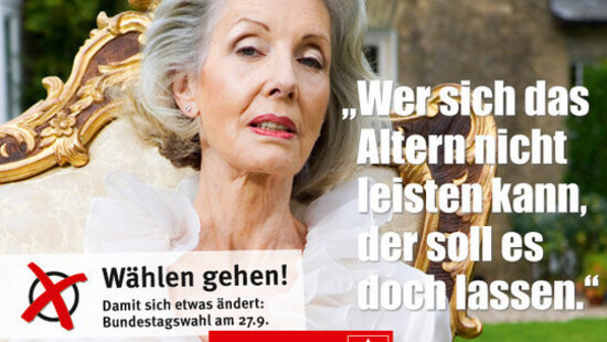Wer sich das Altern nicht leisten kann, der soll es doch lassen. 