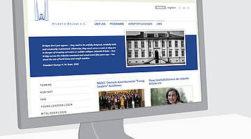 Screenshot of the homepage