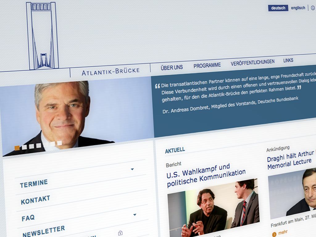 AB 10 home Screenshot der Startseite