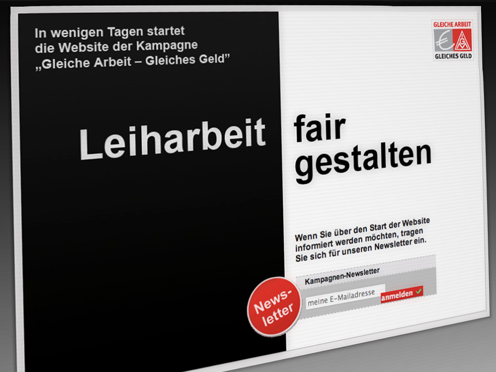 IGM 11 prestart Screenshot der Baustellenseite